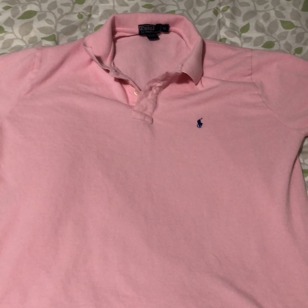 Pink Polo Shirt (Medium) Never worn